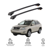 LEXUS RX 2004-2009 TRX1 Thunder Carrier Barres transversales pour galerie de toit de voiture, 2 barres